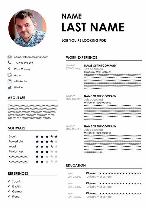 best word resume template 2022